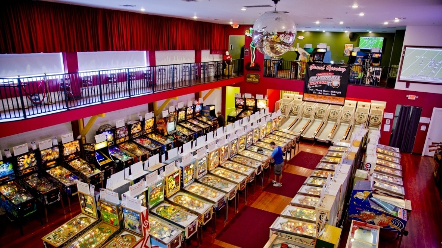 a store filled with lots of food on a table