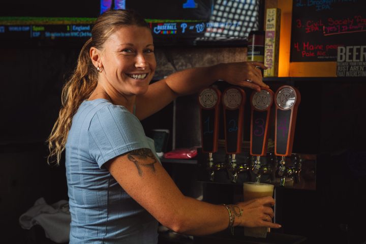 a man smiling for the camera